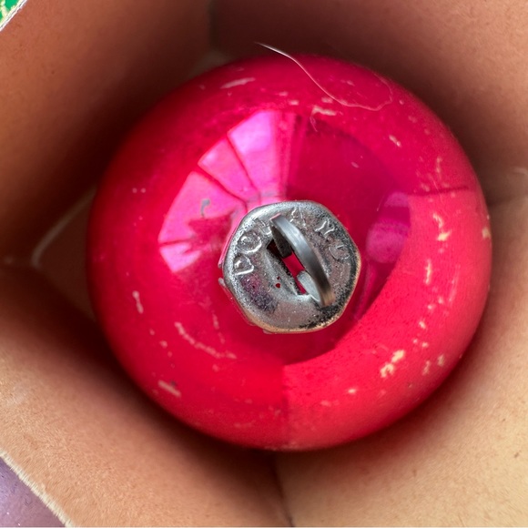 Vintage Christmas Glass Ornaments Box of 12 - Picture 16 of 16